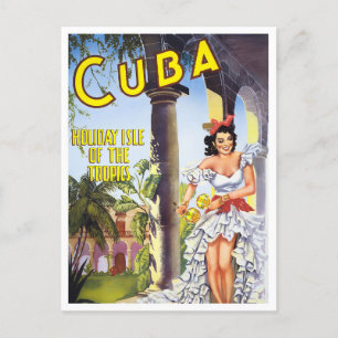 Cuba briefkaart van het klassieke reizen