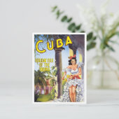 Cuba briefkaart van het klassieke reizen (Staand voorkant)
