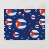 Cuba Bubble Flag Briefkaart (Voorkant)
