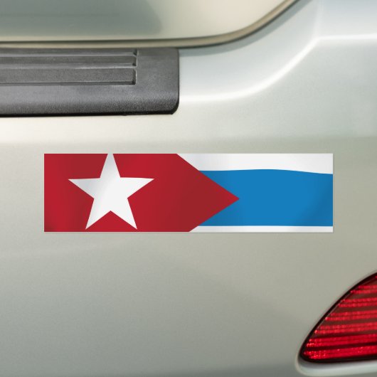 Cuba Bumpersticker (Op auto)