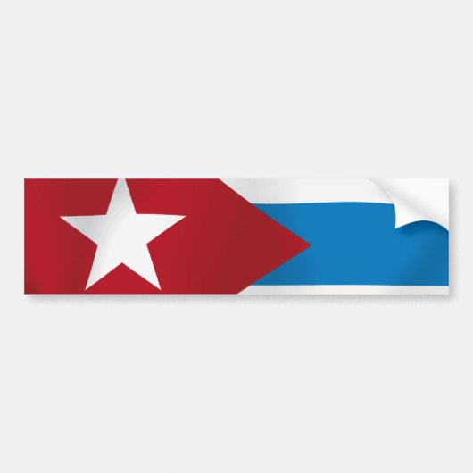 Cuba Bumpersticker (Voorkant)