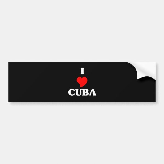 CUBA BUMPERSTICKER (Voorkant)