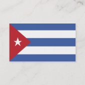 Cuba - Business Visitekaartje (Achterkant)