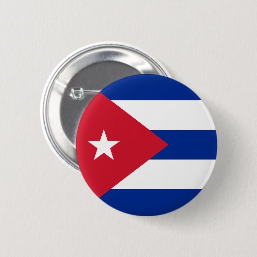 Cuba-Button Ronde Button 5,7 Cm (Voorkant /achterkant)