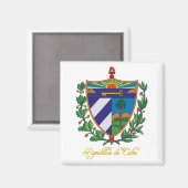 "Cuba CA" Magneet (Voorkant / Achterkant)