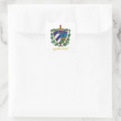 "Cuba CA" Vierkante Sticker (Tas)