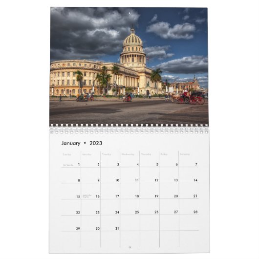 CUBA CALENDAR KALENDER (Jan 2023)