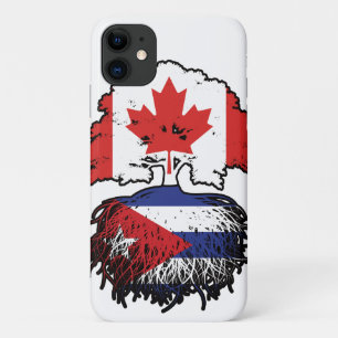 Cuba Canadian Canada Tree Roots Flag Case-Mate iPhone Case