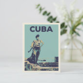 Cuba Caraïbische trotse vrouw van het Briefkaart v (Staand voorkant)