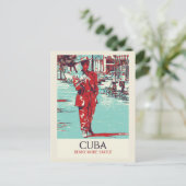 Cuba, Caribisch gebied, Briefkaart Benny Moré (Staand voorkant)