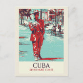 Cuba, Caribisch gebied, Briefkaart Benny Moré (Voorkant)