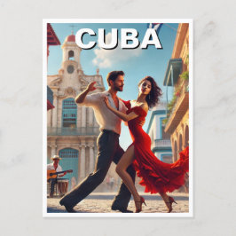 Cuba Cha-Cha dansers Briefkaart