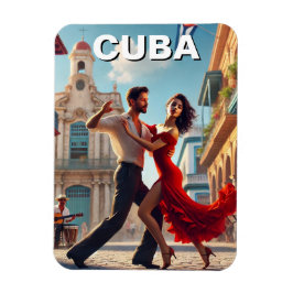 Cuba Cha-Cha dansers Magneet