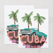 Cuba Classic Car logo (Voorkant / Achterkant)