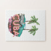 Cuba Classic Car logo Legpuzzel (Horizontaal)