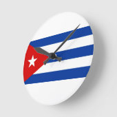cuba country flag klok (Hoek)