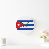 cuba country flag klok (Huis)