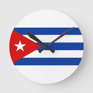 cuba country flag klok