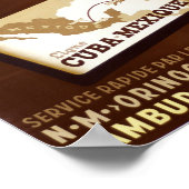  Cuba, cruise Ocean Liner Travel Poster (Hoek)