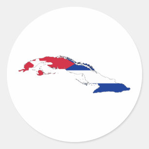 Cuba CU Ronde Sticker