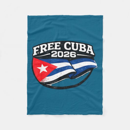 Cuba Cuba Libre Donroe Doctrine Ontwerp Fleece Deken (Voorkant)