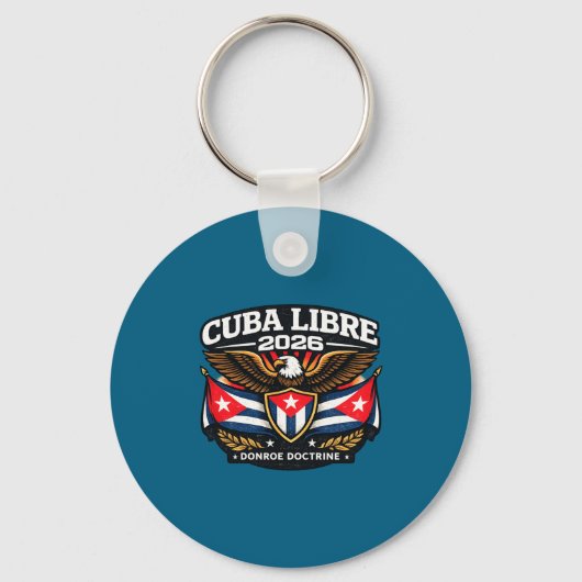 Cuba Cuba Libre Donroe Doctrine Sleutelhanger (Voorkant)