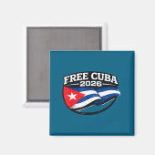 Cuba Cuba Libre Monroe Doctrine Design Magneet (Voorkant / Achterkant)