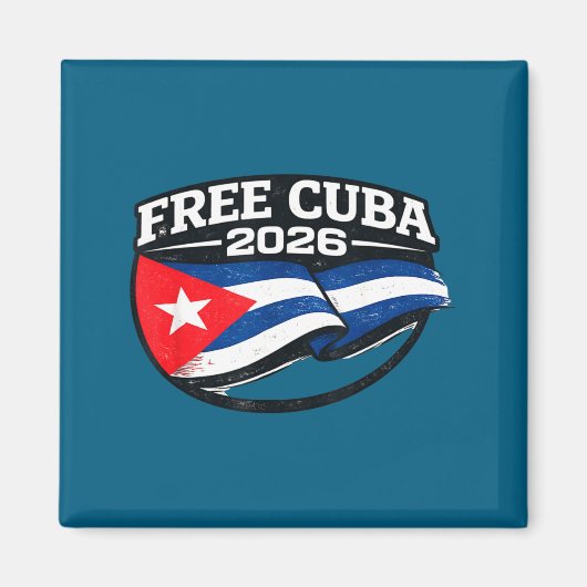 Cuba Cuba Libre Monroe Doctrine Design Magneet (Voorkant)