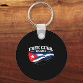 Cuba Cuba Libre Monroe Doctrine Sleutelhanger (Voorkant)