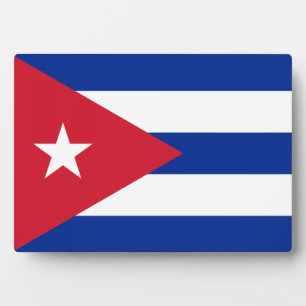 Cuba - Cubaanse vlag Fotoplaat