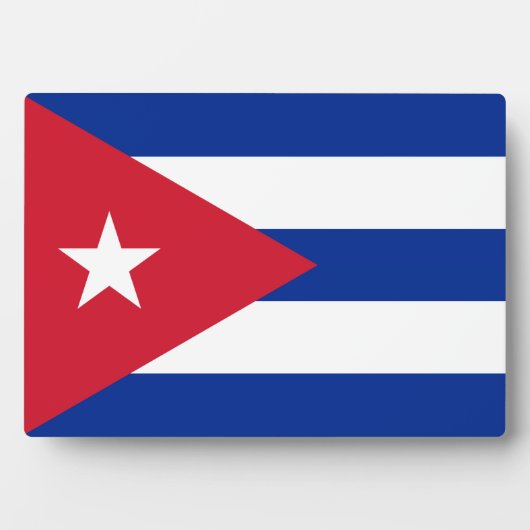 Cuba - Cubaanse vlag Fotoplaat (voorkant)