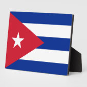 Cuba - Cubaanse vlag Fotoplaat (Zijkant)