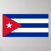 Cuba - Cubaanse vlag Poster (Voorkant)