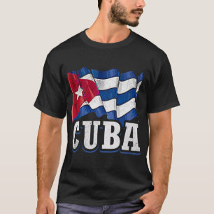 Cuba Cubaanse vlag T-shirt