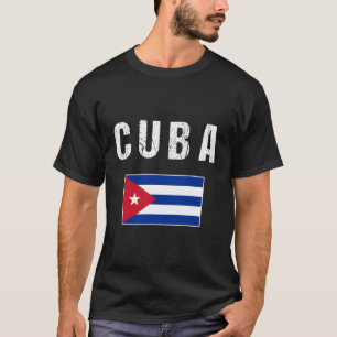 Cuba Cubaanse vlag voor T-shirt