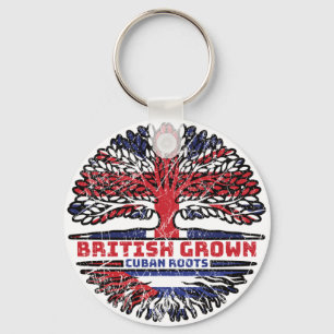 Cuba Cuban Uk Verenigd Koninkrijk - Britse boomsta Sleutelhanger