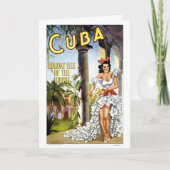 Cuba Dancer Travel Briefkaart (Voorkant)