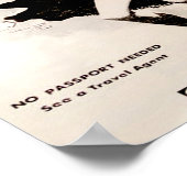 Cuba dansende Lady Black & White 1958 12x12 Poster (Hoek)