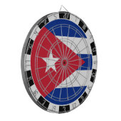 Cuba-dartboard en Cubaanse vlag/spelraad Dartbord (Voorkant Links)