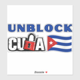 Cuba deblokkkeren sticker