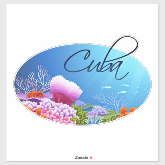 Cuba-decal Sticker (Vel)