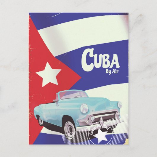 Cuba door de lucht briefkaart (Voorkant)