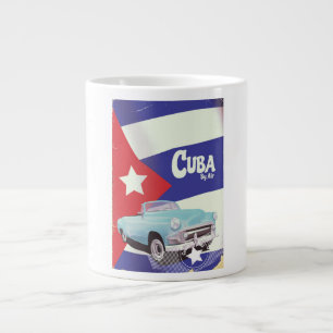 Cuba door de lucht grote koffiekop