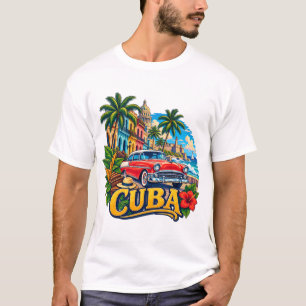 Cuba Eiland Erfgoed T-Shirt