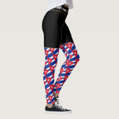 Cuba en Cubaanse vlag mode, sport- en reisfan Leggings (Rechts)