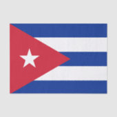Cuba- en Cubaanse vlag-papier/mode-decor Tissuepapier (Voorkant)