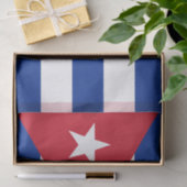 Cuba- en Cubaanse vlag-papier/mode-decor Tissuepapier (Geschenk)