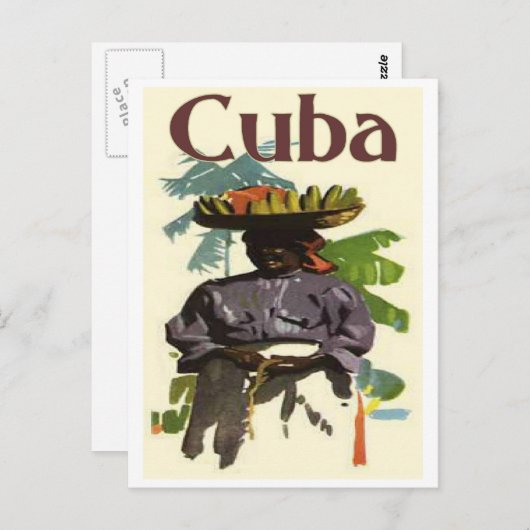 Cuba en de Creoolse vrouw Briefkaart (Voorkant / Achterkant)