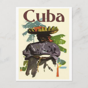Cuba en de Creoolse vrouw Briefkaart