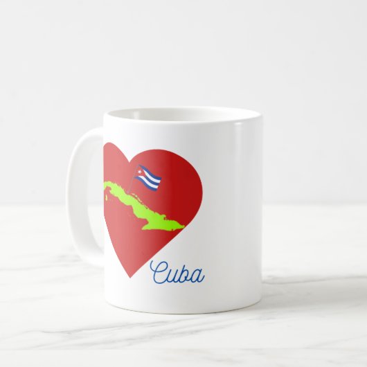 Cuba en mi corazon koffiemok (Voorkant links)
